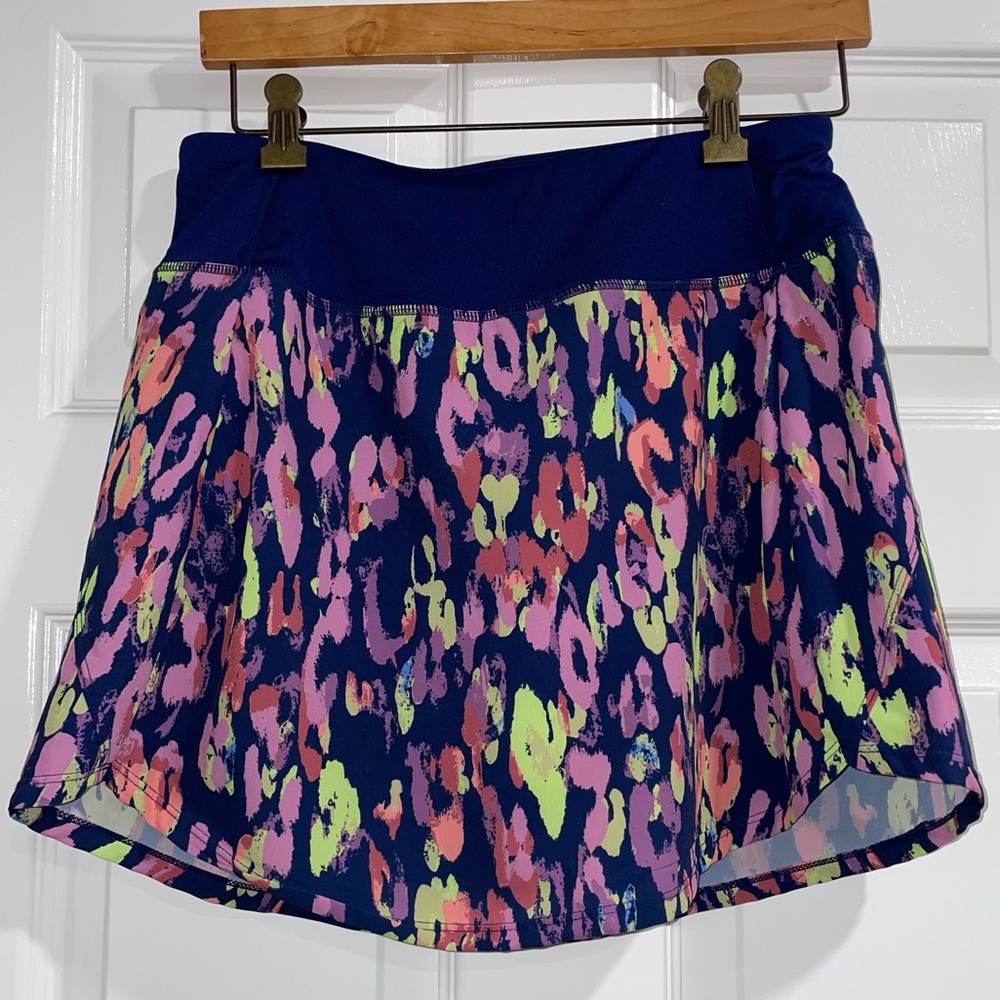Zelos Small Golf Skort Tennis Pickleball Active Navy Purple EUC